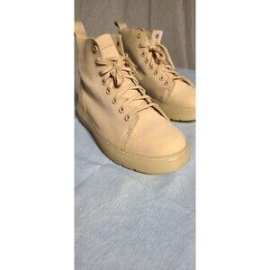 Dr. Martens Talib Boots Cream Soft Leather US-M7 US-L8 Grunge Casual Streetwear